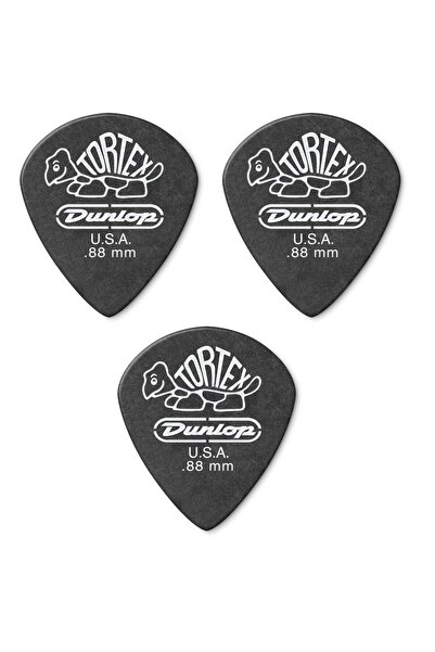 DUNLOP Jim 482R.88 Gitar Penası 3 Adet Tortex Pb Jazz III Pena (0.88 mm)