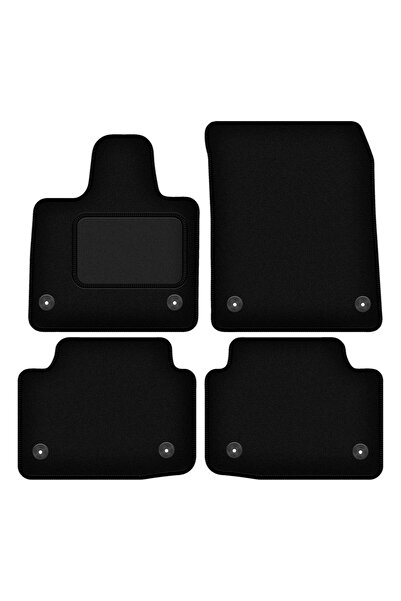 Autoalorria Covorașe auto din velur pentru: Jaguar I-Pace SUV (2019-) (Negru)