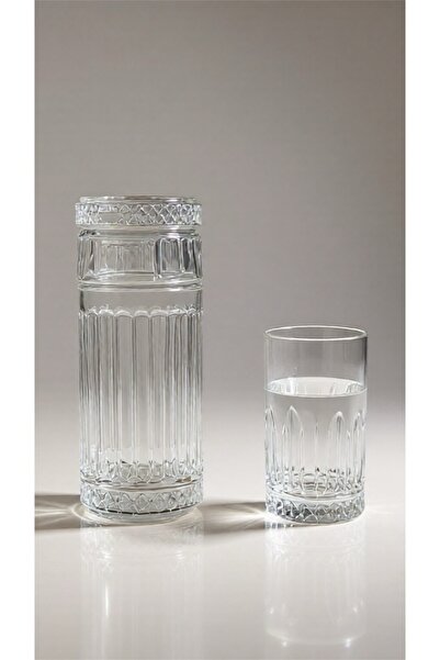 ZÜRİH COLLECTİON SÜRAHİ ve 6 ADET KRİSTAL BÜYÜK SU BARDAĞI