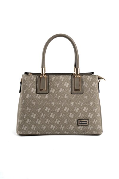 Silver Polo Geantă de mână pentru femei Green SP1000