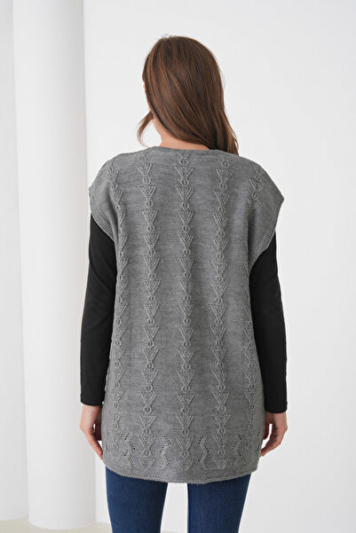 New Lamierra Mother Women's Knitwear Plus Size Wool Vest