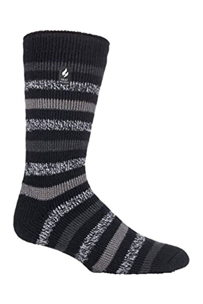 Heat Holders Brambling Socks, Grey/Black, EU 39-45