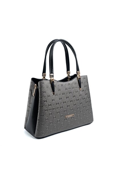 Silver Polo Silver & Polo Platinum - Black Sp1205 Women's Handbag