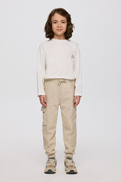 Panço Erkek Çocuk Cepli Taş Eşofman Altı