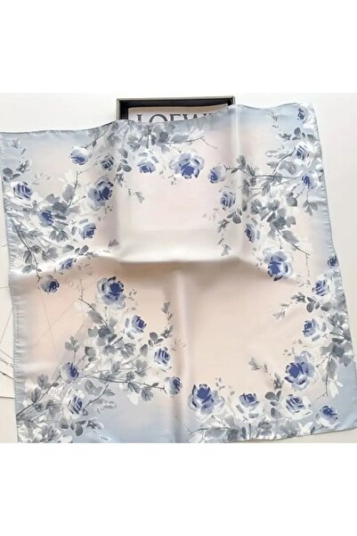 Dgt Luxury З малюнком чорнильної троянди, захищає від сонця, вітрозахисний, двосторонній принт, хустка, шарф 70x70