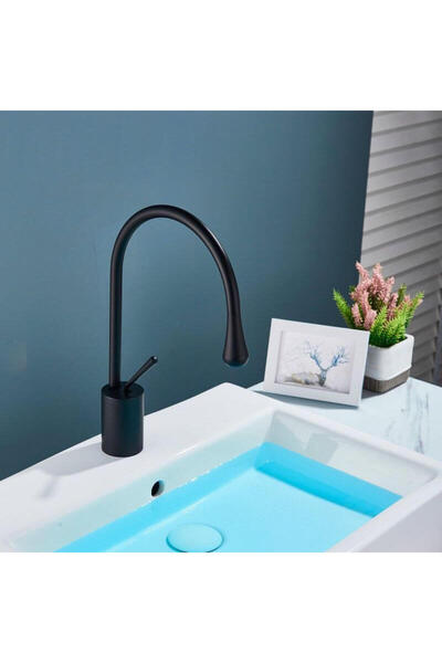 AB Luxury Concept Baterie lavoar, înaltă, pentru chiuvetă de baie, cartuș cer...