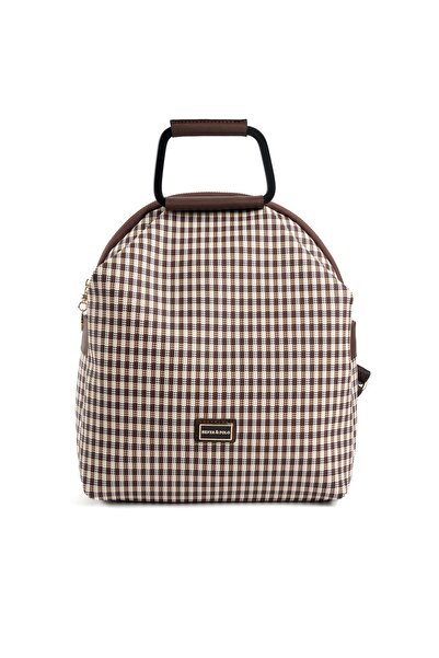 Silver Polo Silver & Polo Brown Yellow - Brown Sp771 Women's Backpack