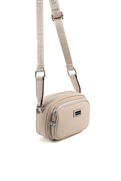 Silver Polo Geantă de damă Silver & Polo Sand Beige SP1111