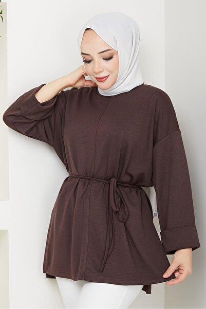 Bestenur Τονικό με κορδόνια Günsel 1646 - Καφέ