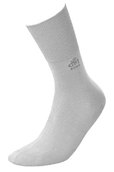 Deomed șosete diabetice, dispozitiv medical, bumbac cu ioni de argint, gri de...