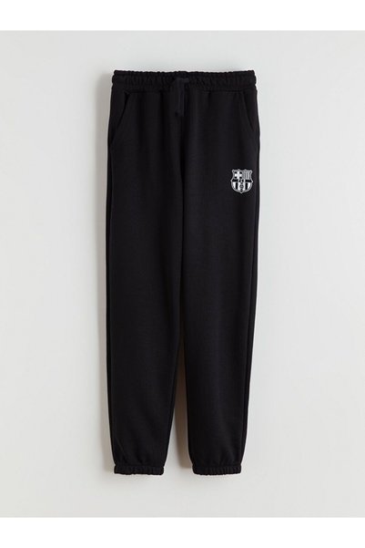 LC Waikiki Barcelona Printed Boys' Jogger Sweatpants with Elastic Waist