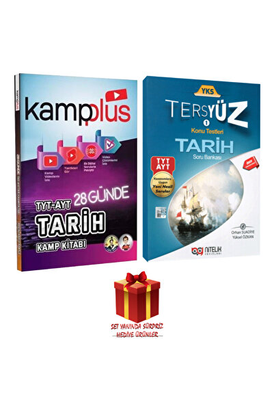 Tonguç Yayınları Tonguç TYT-AYT 28 Günde Tarih Kamp Kitabı + Nitelik YKS Ters...