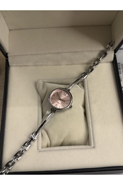 QUARTZ Yarım Kelepçe Çelik Kol Saati Hediye Kutusunda