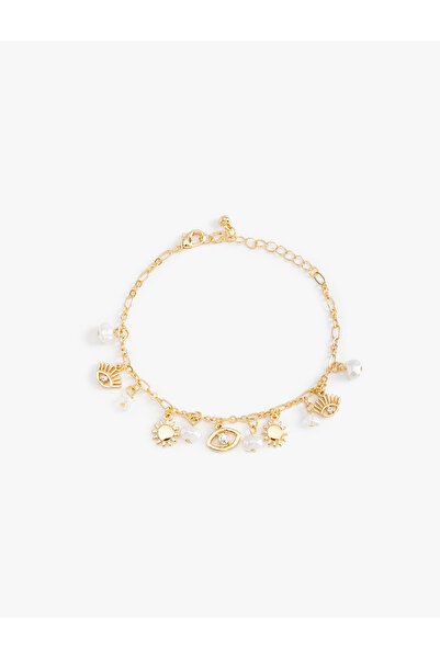 Koton Charm Detaylı Sallantılı Zincir Bileklik