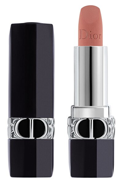 Christian Dior Balsam de buze Couture Colour, 100, aspect nud, reîncărcabil, 3,5 g