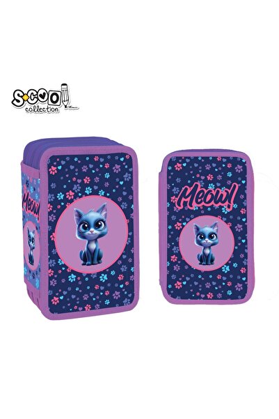 S COOL Penar echipat, 3 fermoare, 39 piese, MEOW - S-COOL