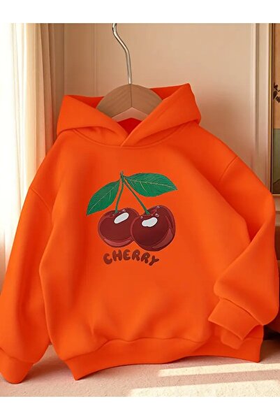 oneagılyazı Φούτερ με κουκούλα με στάμπα Cherry