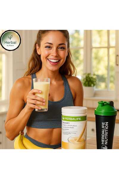HERBALACCESSORY Formül 1 Besleyici Shake Karışımı Muz Aromalı 500 g