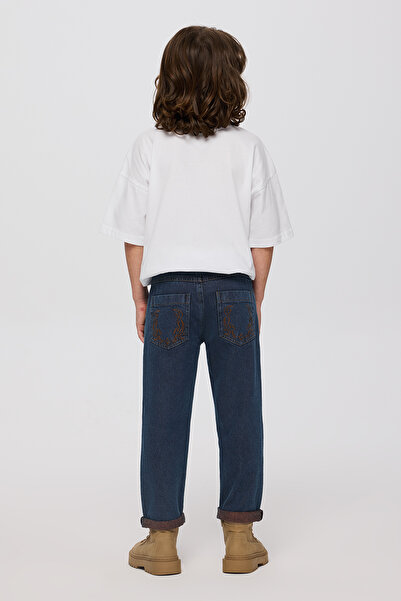 Panço Erkek Çocuk Lacivert Kot Pantolon