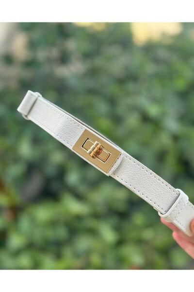 NOİR LUXE حزام أدورا قابل للتعديل بمشبك قفل