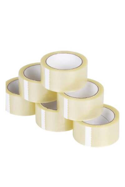 Dessini Clear Packing Tape, 2 in x 50 yd, 96 Rolls