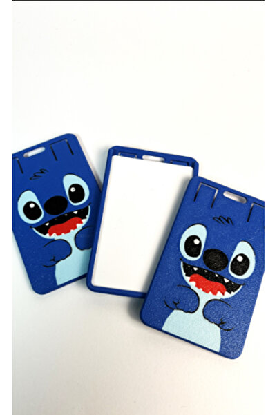 Kanem3D Stitch Kimlik Kartı/Rozet Tutucu
