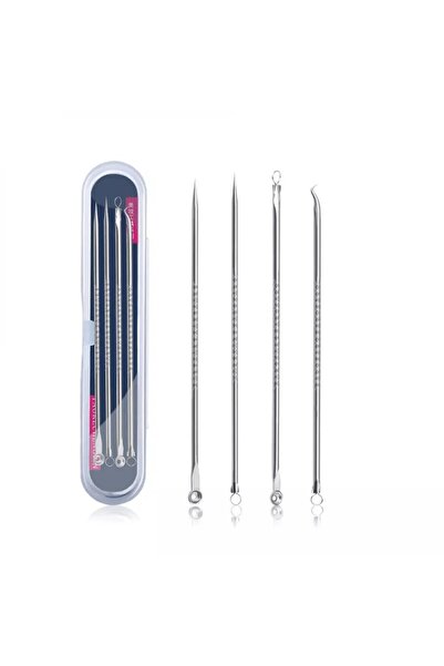 blackleg 4"lü Komedon Akne- Siyah Nokta Temizleyici Paslanmaz Çelik