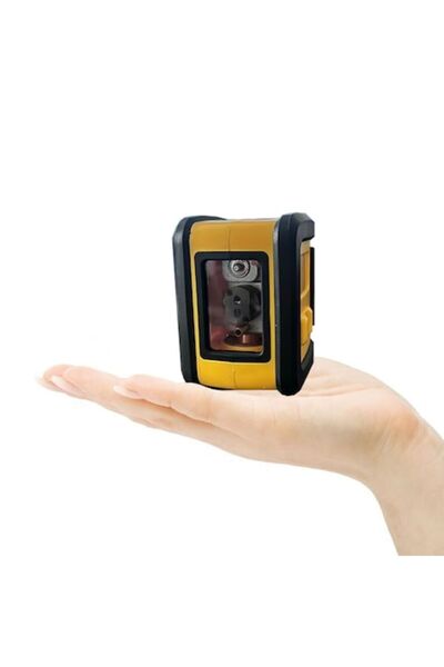 OEM Nivelă laser 360°, 2 linii în cruce, negru/galben, 6,5x6,5x5 cm, IP54