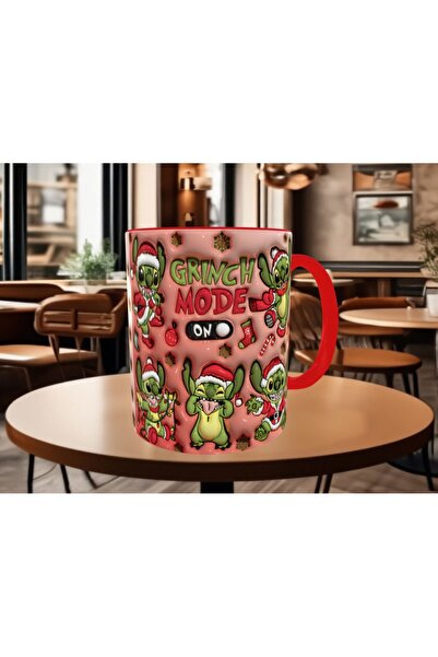 Mugs and love Stitch yılbaşı partisi kaliteli porselen kupa