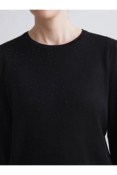 LC Waikiki Γυναικείο πλεκτό πουλόβερ με λαιμόκοψη (W5)