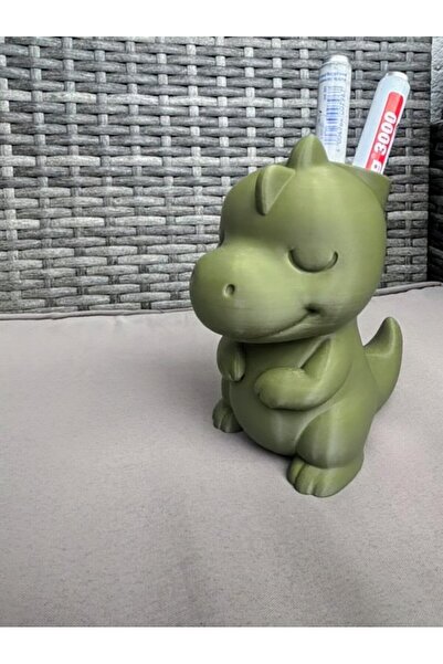 HasFar Tech حامل أقلام بتصميم ديناصور للأطفال - منظم مكتبي لطيف