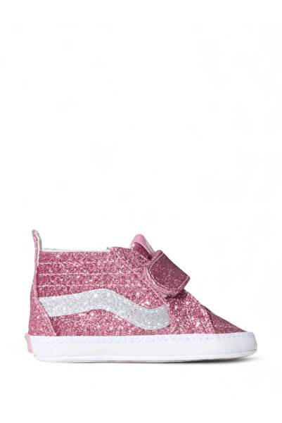 Vans SK8-Hi Crib Işltılı Kız Bebek Ayakkabı Pembe VN000CRVEN71