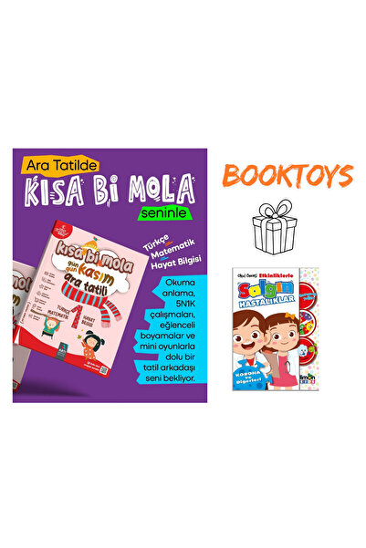 Artı Eğitim Yayınları KISA Bİ MOLA 1. SINIF KASIM ARA TATİL KİTABI TÜM DERSLER