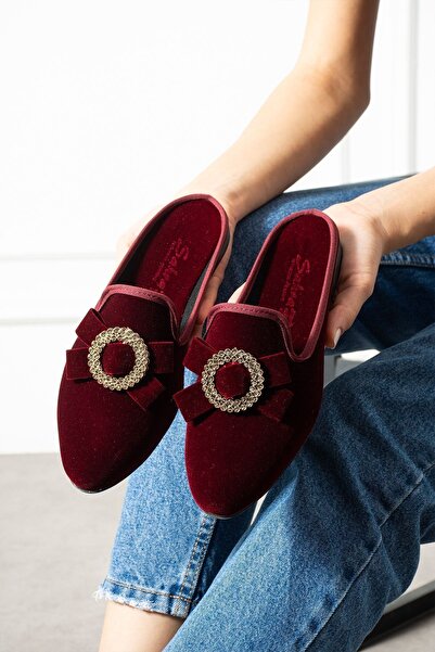 FUGA MODA Dafi Бордо Золота Пряжка Оксамитова Тканина Елегантна Придана Короб...