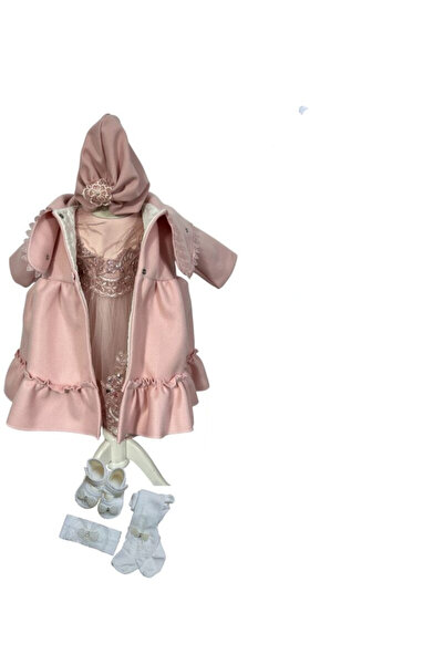 Botez Rochita fetita Alina- roz prafuit cu palton