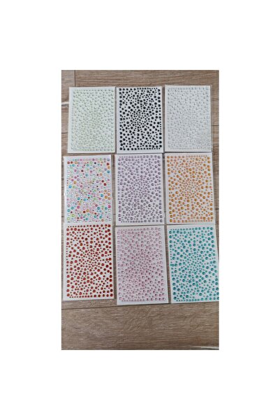 İthal E4-1 sayfa taş sticker - Renk : Mor