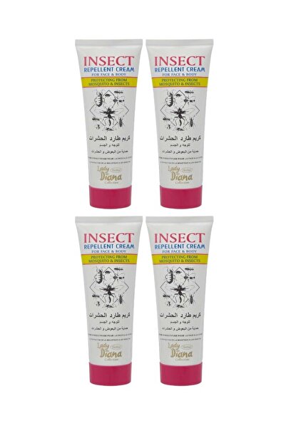Lady Diana كريم طارد للحشرات 100 جرام 4 قطع