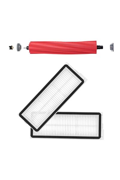 Roborock 1 PERIE PRINCIPALĂ compatibilă cu aspiratorul robot QRevo MaxV - 2 FILTRE HEPA Set de piese de schimb