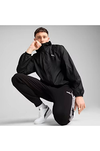 Puma Ess Regular Windbreaker Чорний чоловічий дощовик і вітровка 684625-01