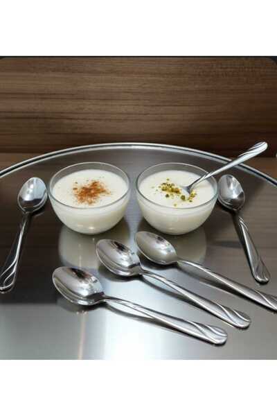 tacmira Kaşık tatlı kaşığı 18/10 2 ml çelik 6 adet