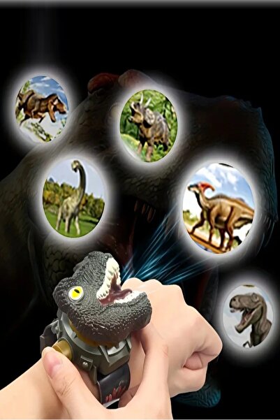 Bundeba Oyuncak Dinozor Desenli Projeksiyon 24 Farklı Model Elektronik Çocuk Saati