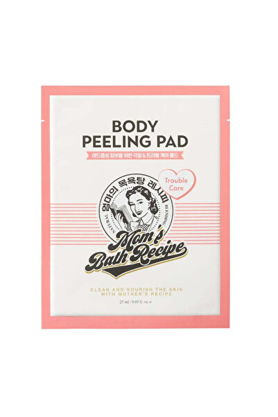 Mom's bath قفازات تقشير الجسم للعناية الثلاثية 25 مل -