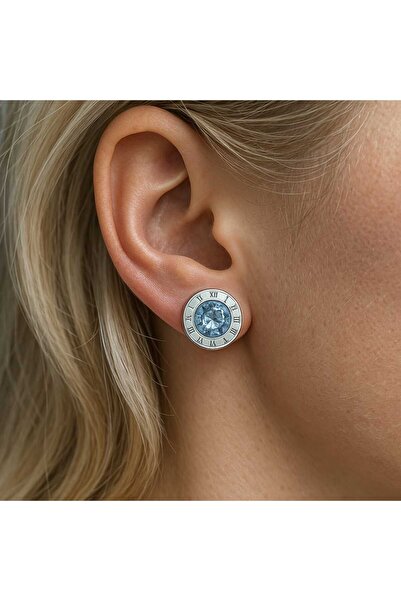 Mira Yuvarlak Çelik Küpe