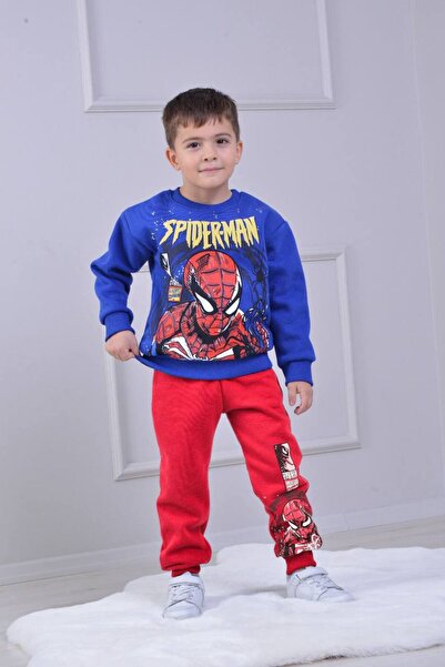 Yağmur Giyim PJK3İ Örmck Adam Set de trening pentru băieți, cu model, cu cu c...