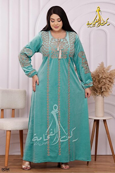 Generies جلابيه عربية قطيفة عالية الجودة بتصميم رائع