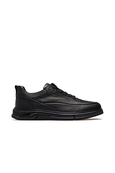 YAŞAR KAŞLI Men's Leather Comfort Casual Daily Shoes 25K Ykö-22052 m Black
