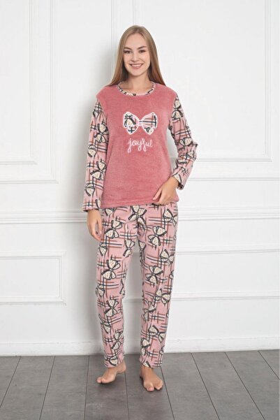 embody Lady's cocolino pyjamas, Joyful print, coral