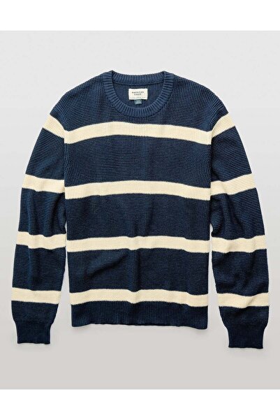 AMERICAN EAGLE AE Waffle Crew Neck Sweater