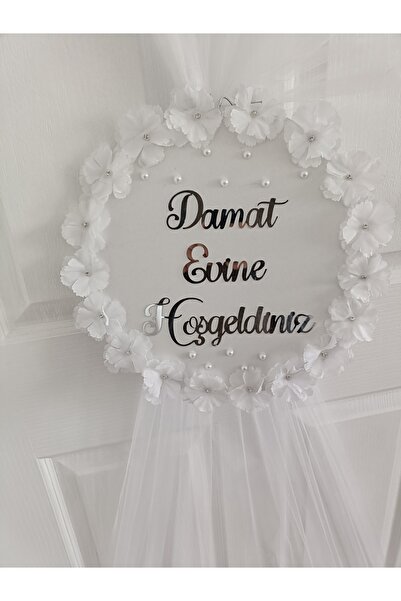 bir parça tasarım Damat evi kapı süsü (TÜL DAHİL DEĞİL)