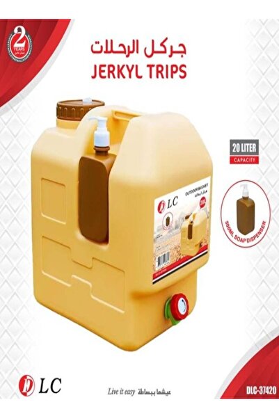 DLC 20L Portable Water Container with 500ml Hand-Wash Bottle